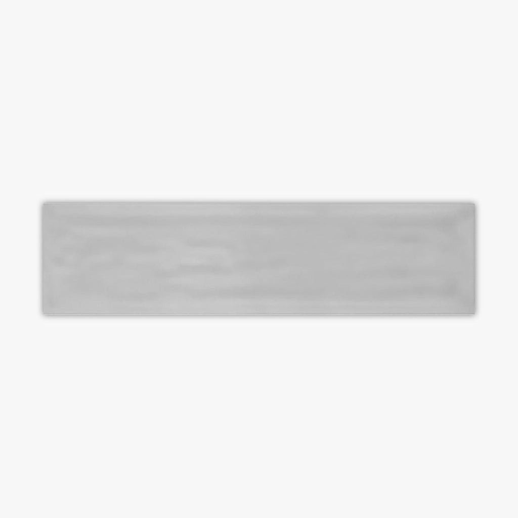 Light Gray Glossy 3x12 Bullnose Ceramic Molding