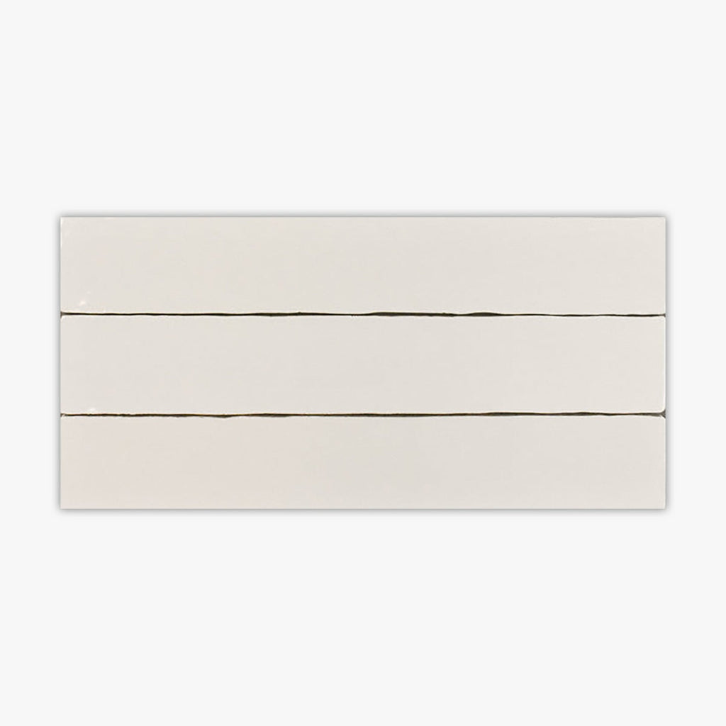 White Glossy 2x16 Ceramic Tile