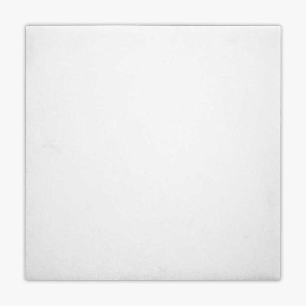 Thassos White Honed 12x12 Marble Tile