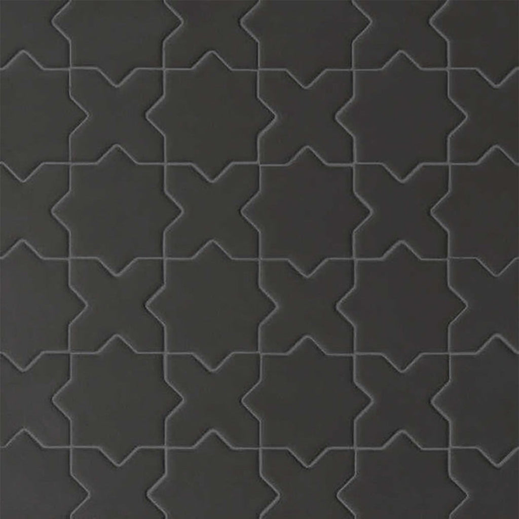 Black Matte Porcelain Mosaic