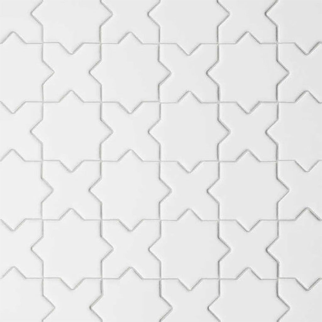 White Matte Porcelain Mosaic