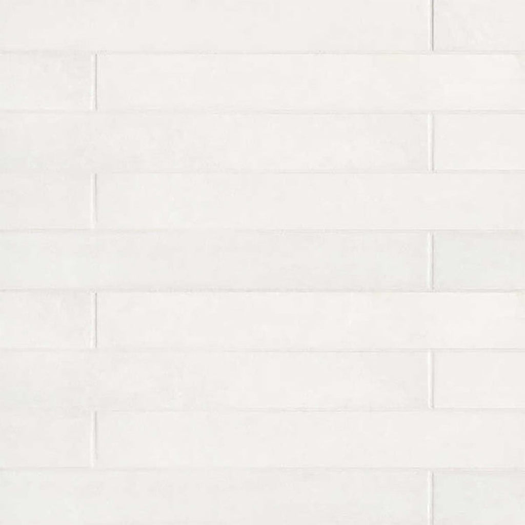 Solid White Matte 3x24 Porcelain Tile