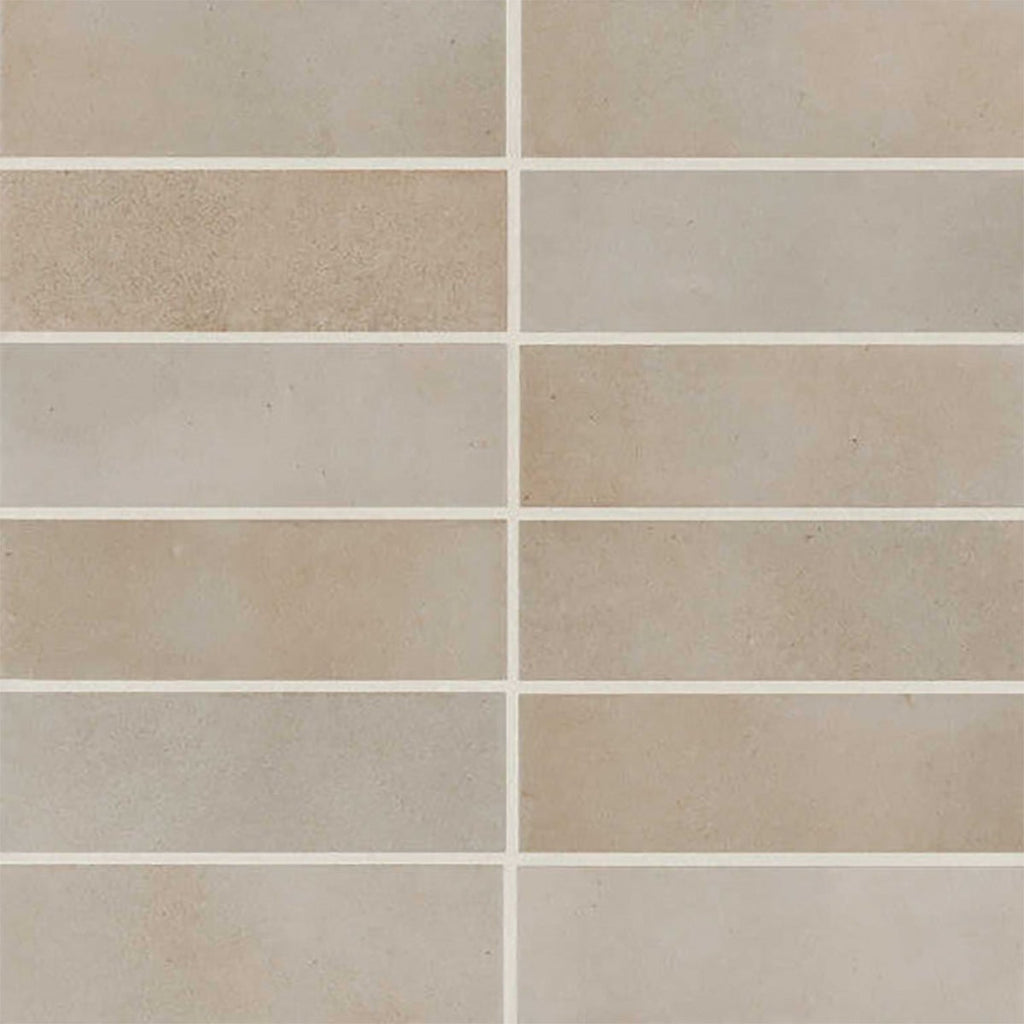 Taupe Matte 2x6 Porcelain Tile