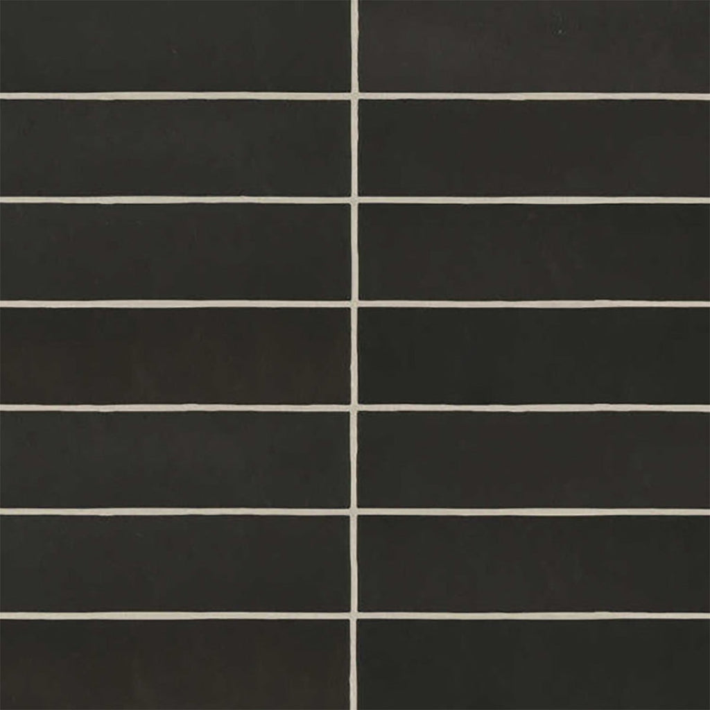 Kuroi Black Matte 2 1/2x10 Ceramic Tile