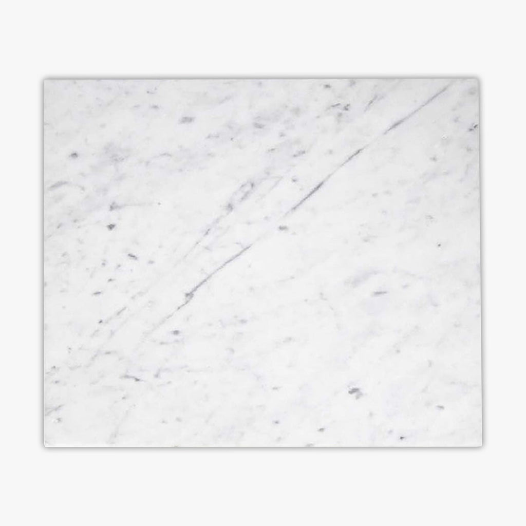 Carrara White Polished 18x18 Marble Tile