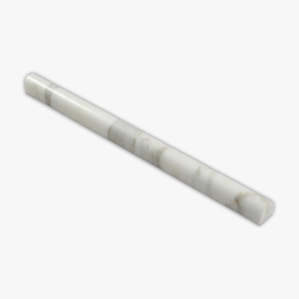 Calacatta Gold Polished Bullnose Liner Marble Molding